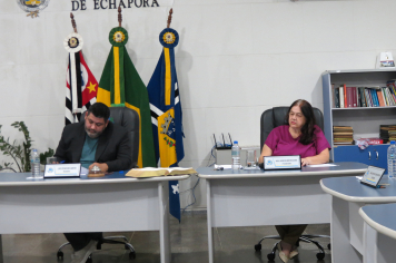 Foto - Sessão ordinária da Câmara Municipal de Echaporã do dia 16 de setembro de 2025.