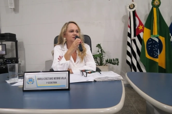 Foto - Sessão ordinária da Câmara Municipal de Echaporã de 7 de abril de 2026.