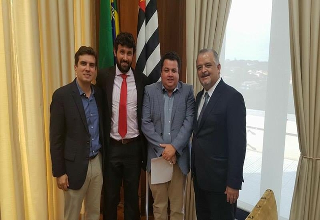 Vereador se reúne com vice-governador