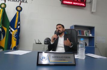 Foto - Sessão ordinária  da Câmara Municipal de Echaporã do dia 6 de fevereiro de 2024