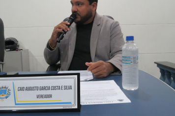 Foto - Sessão ordinária da Câmara Municipal de Echaporã do dia 3 de junho de 2025.