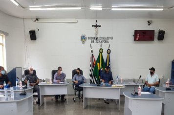 Foto - Reunião para ações contra o covid-19