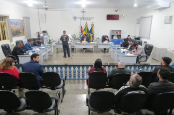 Foto - Sessão ordinária da Câmara Municipal de Echaporã do dia 1 de julho de 2025.