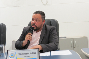 Foto - Sessão ordinária da Câmara Municipal de Echaporã do dia 7 de outubro de 2025.