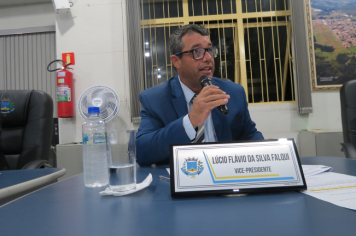 Foto - Sessão ordinária da Câmara Municipal de Echaporã do dia 1 de julho de 2025.