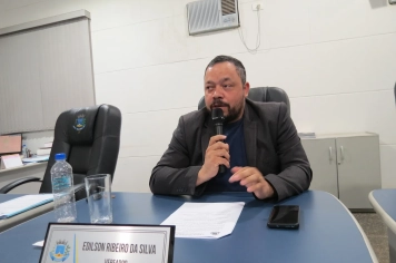 Foto - Sessão ordinária da Câmara Municipal de Echaporã de 18 de novembro de 2025.