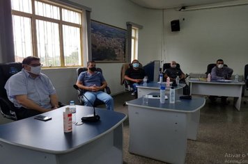 Foto - Reunião para ações contra o covid-19