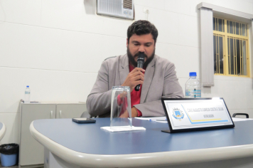 Foto - Sessão ordinária da Câmara Municipal de Echaporã do dia 1 de julho de 2025.