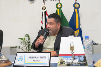 Foto - Sessão ordinária da Câmara Municipal de Echaporã do dia 6 de maio de 2025.