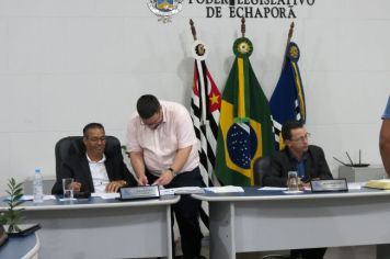 Foto - Sessão ordinária  da Câmara Municipal de Echaporã do dia 19 de março de 2024