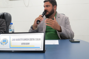 Foto - Sessão ordinária da Câmara Municipal de Echaporã do dia 6 de maio de 2025.