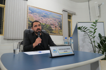 Foto - Sessão ordinária da Câmara Municipal de Echaporã do dia 16 de setembro de 2025.