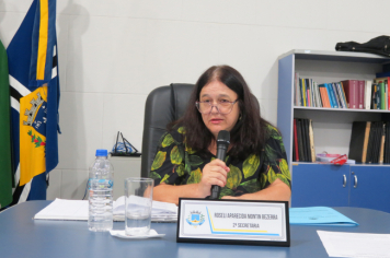 Foto - Sessão ordinária da Câmara Municipal de Echaporã do dia 6 de maio de 2025.