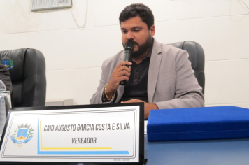 Foto - Sessão ordinária da Câmara Municipal de Echaporã do dia 17 de junho de 2025.