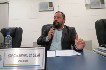 Foto - Sessão ordinária da Câmara Municipal de Echaporã do dia 19 de agosto de 2025.