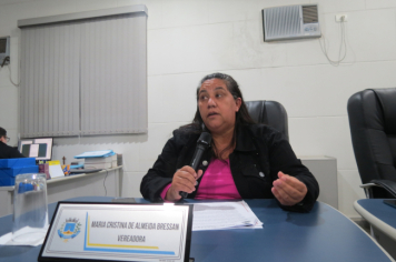 Foto - Sessão ordinária da Câmara Municipal de Echaporã do dia 1 de julho de 2025.