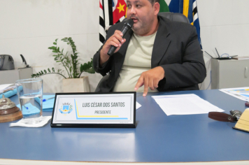 Foto - Sessão ordinária do dia 5 de agosto de 2025.