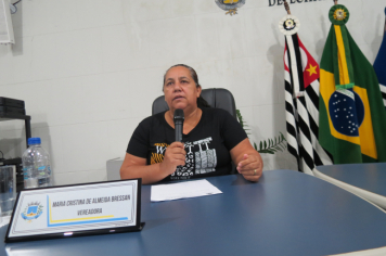 Foto - Sessão ordinária da Câmara Municipal de Echaporã do dia 6 de maio de 2025.