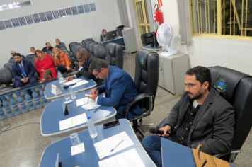 Foto - Sessão ordinária da Câmara Municipal de Echaporã do dia 1 de julho de 2025.