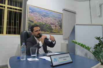 Foto - Sessão ordinária da Câmara Municipal de Echaporã do dia 6 de maio de 2025.