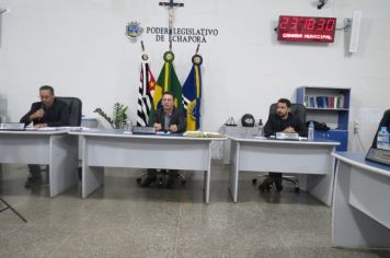 Foto - Sessão ordinária  da Câmara Municipal de Echaporã do dia 21 de maio de 2024