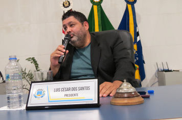 Foto - Sessão ordinária da Câmara Municipal de Echaporã do dia 16 de setembro de 2025.