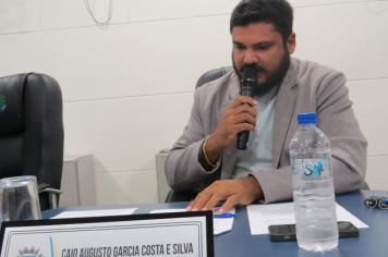 Foto - Sessão ordinária da Câmara Municipal de Echaporã do dia 20 de maio de 2025.