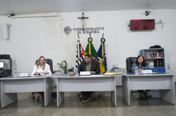 Foto - Sessão ordinária da Câmara Municipal de Echaporã do dia 20 de maio de 2025.