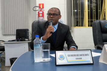 Foto - Sessão ordinária da Câmara Municipal de Echaporã do dia 1 de julho de 2025.