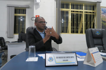 Foto - Sessão ordinária da Câmara Municipal de Echaporã do dia 17 de junho de 2025.