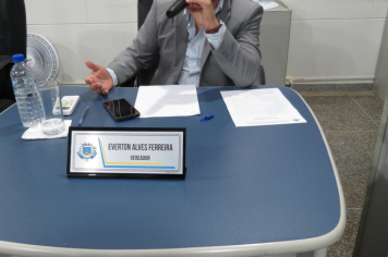 Foto - Sessão ordinária da Câmara Municipal de Echaporã do dia 2 de setembro de 2025.