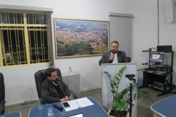 Foto - Sessão ordinária da Câmara Municipal de Echaporã do dia 1 de julho de 2025.