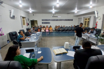 Foto - Sessão ordinária do dia 18 de fevereiro de 2025