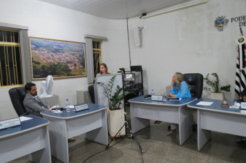 Foto - Sessão ordinária da Câmara Municipal de Echaporã do dia 2 de setembro de 2025.