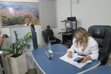 Foto - Sessão ordinária da Câmara Municipal de Echaporã do dia 20 de maio de 2025.