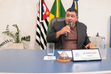 Foto - Sessão ordinária da Câmara Municipal de Echaporã do dia 4 de novembro de 2025.