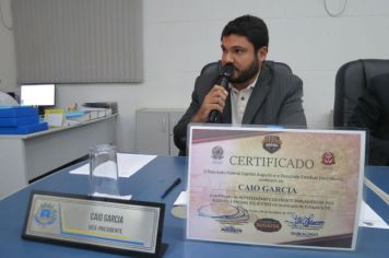 Foto - Sessão ordinária  da Câmara Municipal de Echaporã do dia 20 de fevereiro de 2024