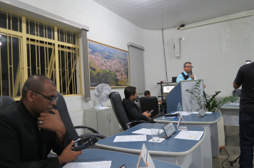 Foto - Sessão ordinária da Câmara Municipal de Echaporã do dia 7 de outubro de 2025.