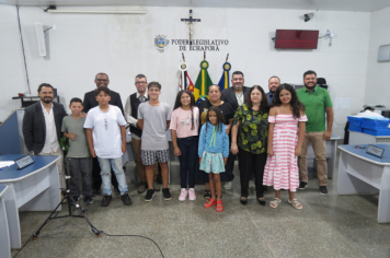 Foto - Sessão ordinária da Câmara Municipal de Echaporã do dia 6 de maio de 2025.