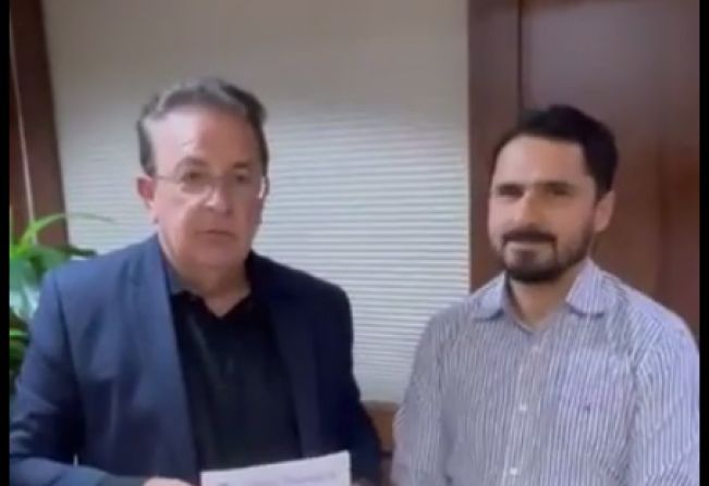 Presidente da Câmara, vereador Everton Alves, protocola pedido de novo ônibus